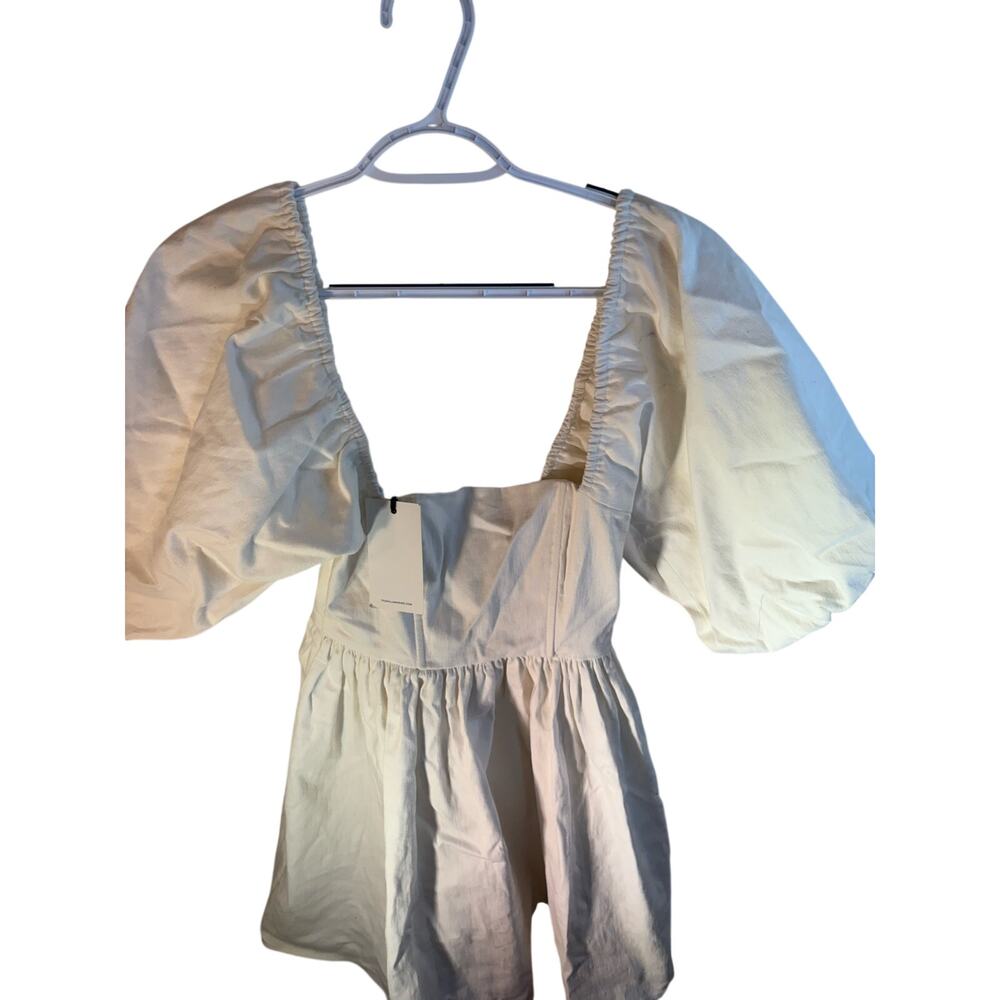 7 For All Mankind Baby doll Peasant mini dress size XS - Picture 3 of 10